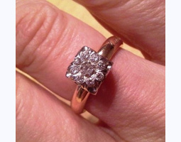 кольцо с бриллиантами 