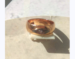 Кольцо обручальное с бриллиантом золотое 583 проба,СССР 