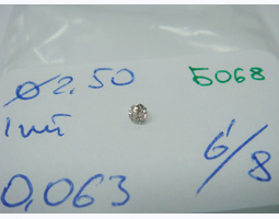 лот#Б068 бриллианты Ø2,50/1шт/0,06ct