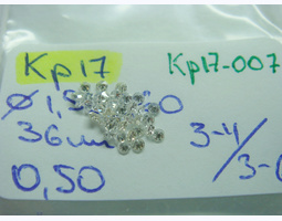 лот#Кр17-007 бриллианты Кр17 Ø1,50-1,60/36шт/0,50ct