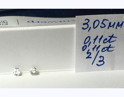 Бриллианты натуральные природные 3+мм 0,1+кт