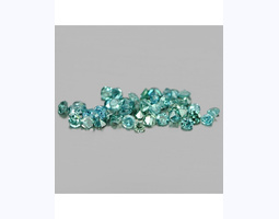 Россыпь редких голубых бриллиантов 0,14 карат 50 штук