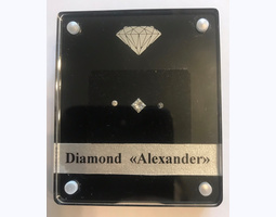 Бриллиант Diamond Prince 0.33ct Пр57-0,33ct-2/2A + два брилиантика