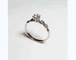Золотое кольцо с бриллиантам 0,48сt (PS013/1)
