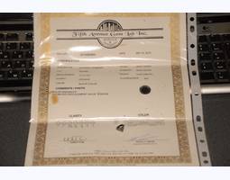 Черный бриллиант 9,54 карата с сертификатом