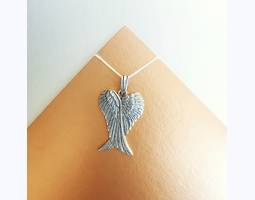 Серебряный кулон &quot;Крылья ангела&quot;, изготовленный из серебра 925 пробы.
