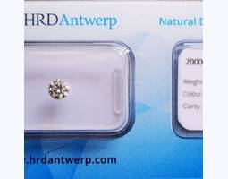 Бриллиант с сертификатом (HRD) 0,29ct-J-VS2 