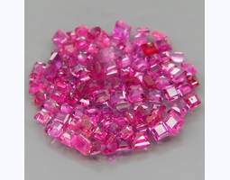 Натуральный розовый Рубин квадрат 1.3 - 2.3мм 0.05ct