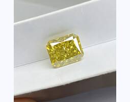 Муасаніт жовтий октагон 7х5мм 1.00ct