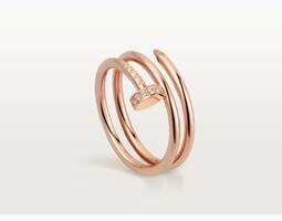 Cartier Juste un Clou ring, double, diamond
