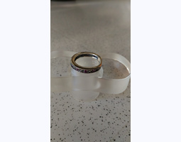 Кольцо серебро с цирконием